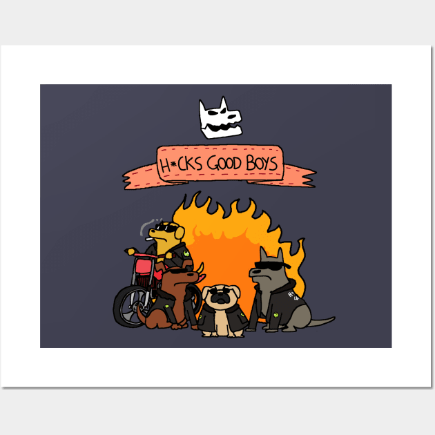 The Not Good Bois Wall Art by Eatmypaint